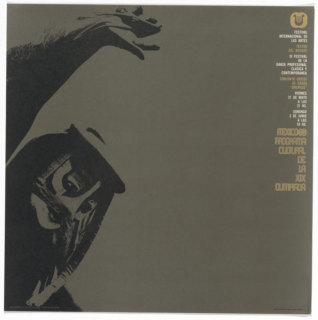 International Festival of the Arts, Third Festival of Classical and Contemporary Professional Dance, "Orchisis" Greek Theater Troupe, Mexico City Cultural Olympics