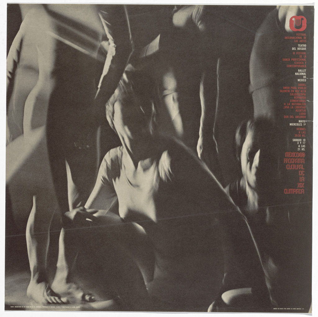 International Festival of the Arts, Third Festival of Classical and Contemporary Dance, National Ballet of Mexico, Mexico City Cultural Olympics