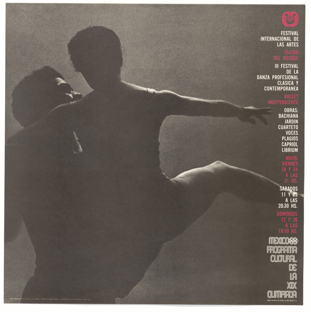 International Festival of the Arts, Third Festival of Classical and Contemporary Professional Dance, Independent  Ballet, Mexico City Cultural Olympics