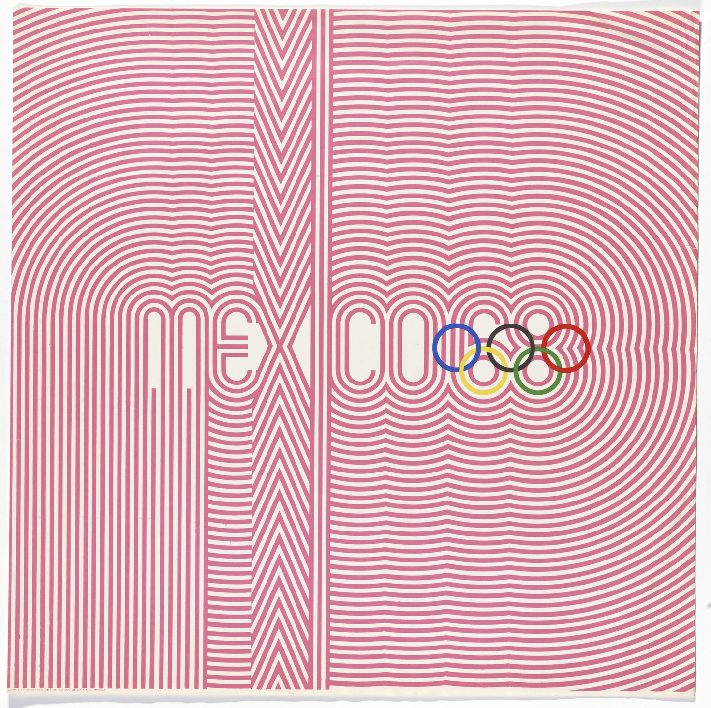 Lance Wyman, Eduardo Terrazas, Department of Publications and Urban Design, Organizing Committee of the XIX Olympiad. Mexico City 1968 Olympics. c.1968