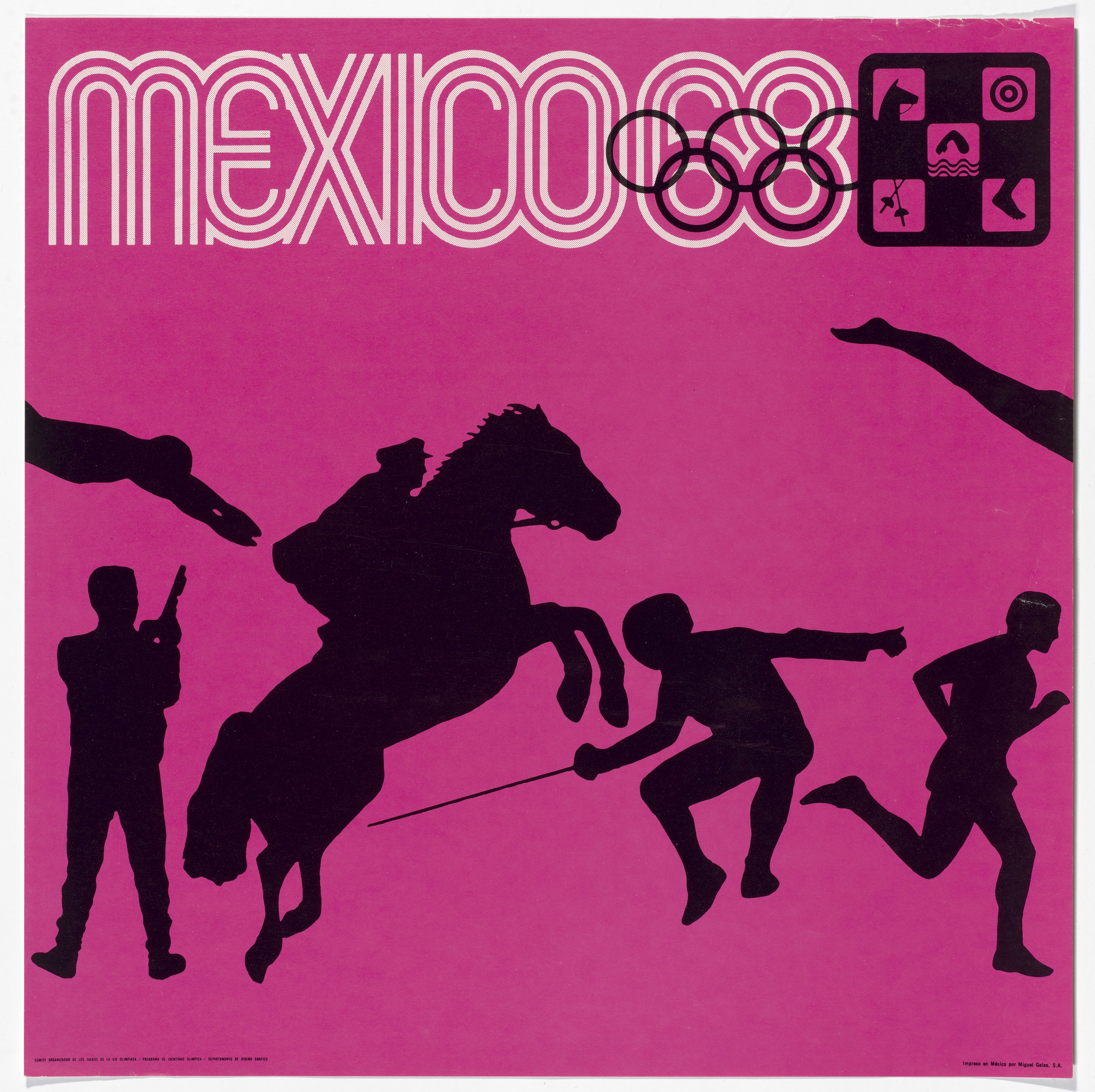 Lance Wyman. Mexico City 1968 Olympics general events