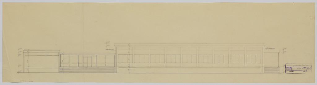 Kibbutz Kfar Masaryk, Israel (Elevation), Munio Gitai Weinraub, 1962-1964