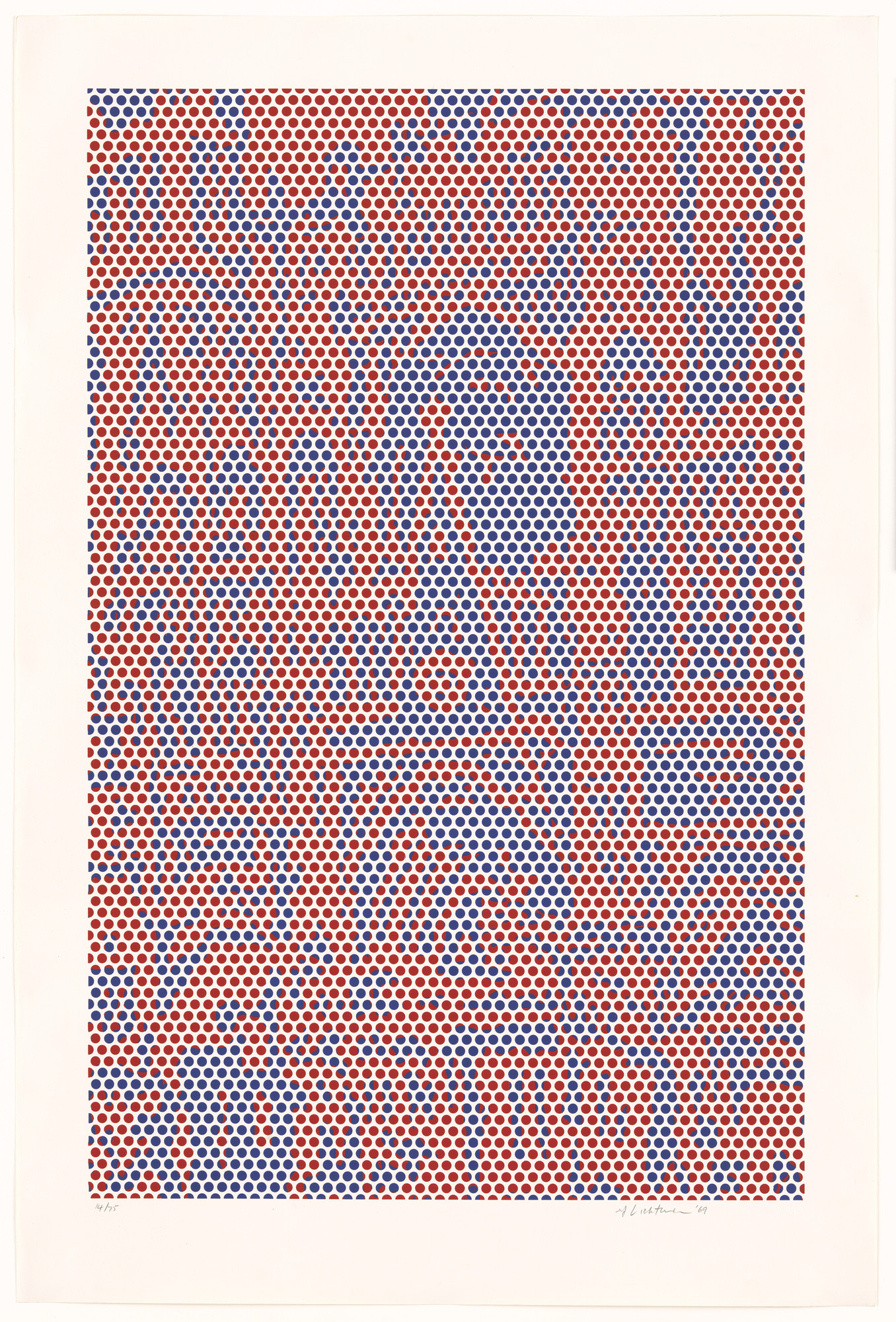 Roy Lichtenstein. Cathedral #2 from Cathedral Series