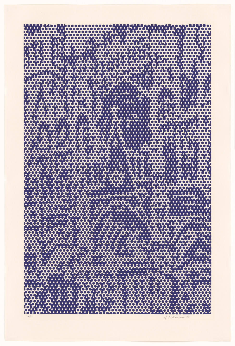 Roy Lichtenstein. Cathedral #3 from Cathedral Series. 1969