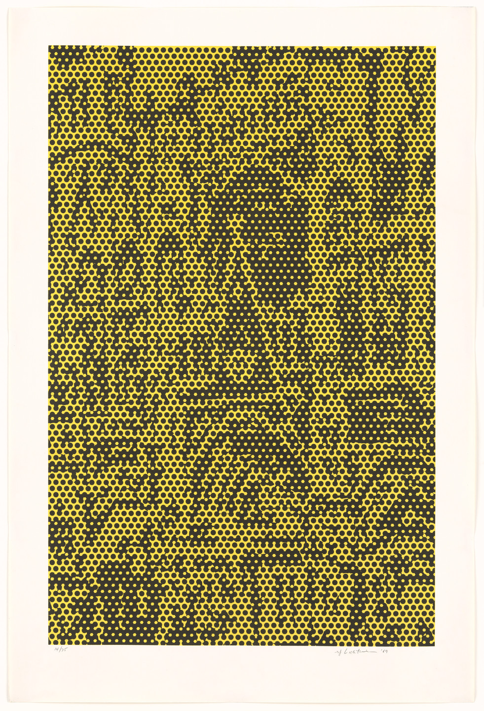 Roy Lichtenstein. Cathedral #5 from Cathedral Series. 1969