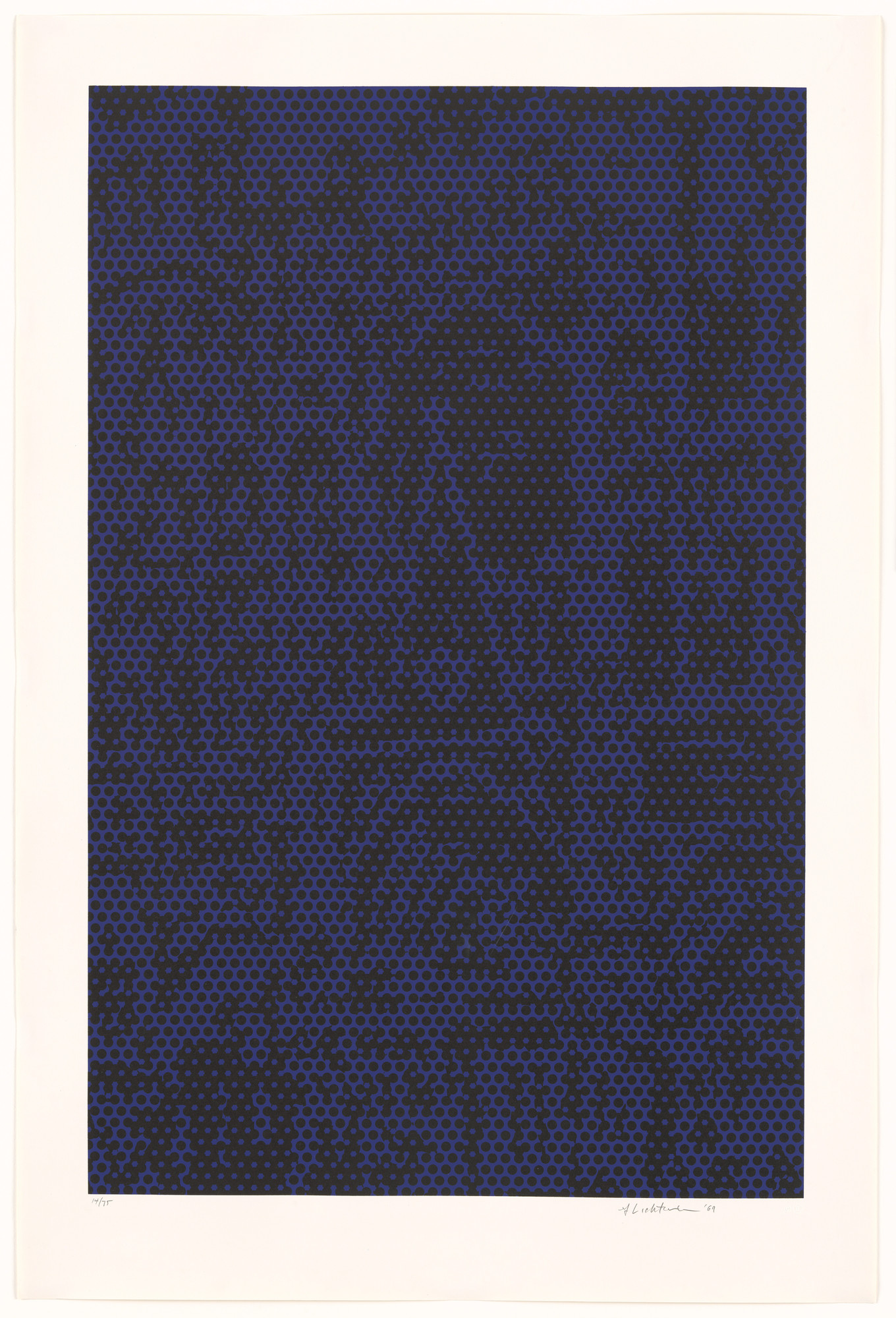 Roy Lichtenstein. Cathedral #6 from Cathedral Series