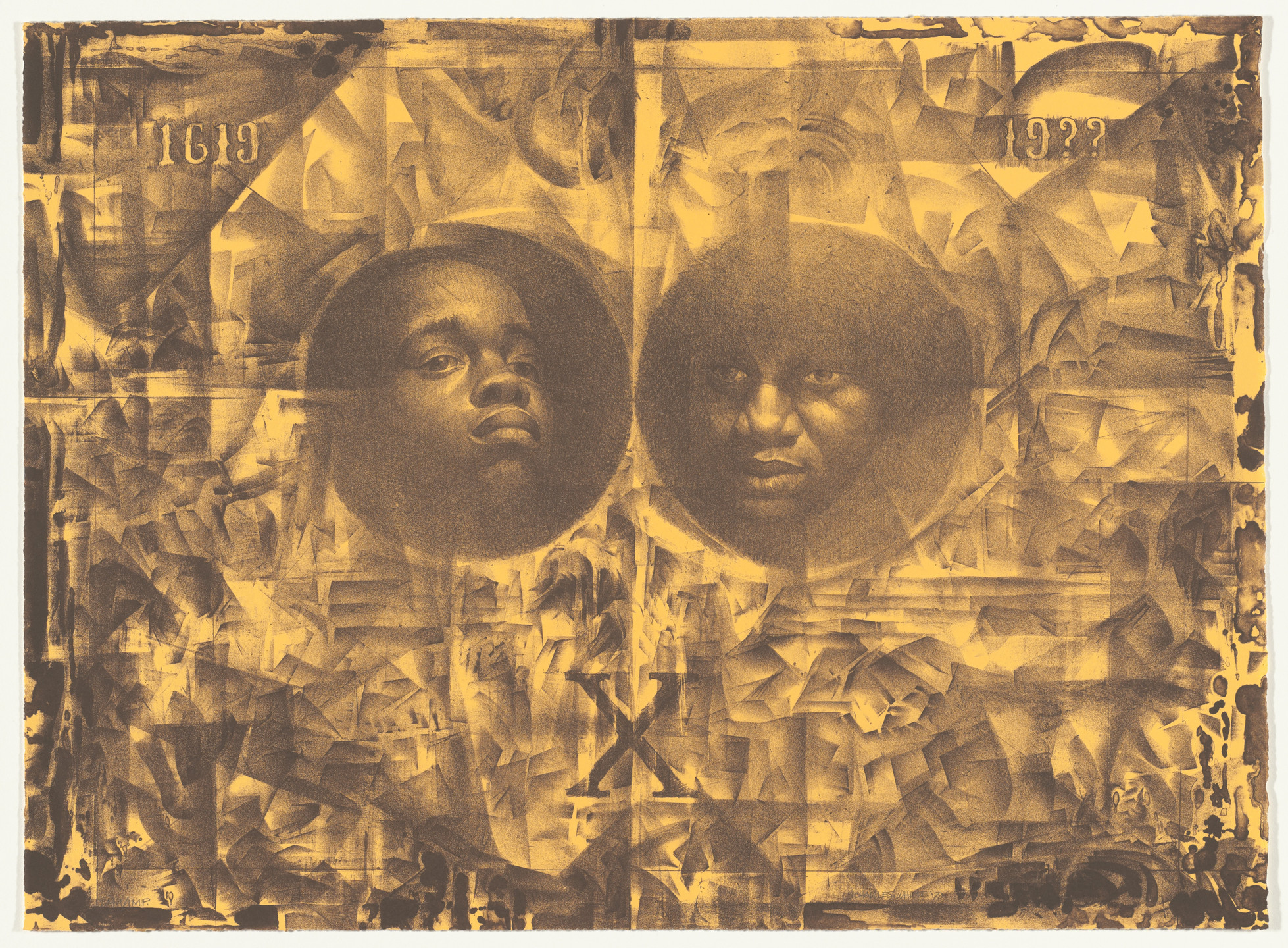 Charles White. Wanted Poster Series #14a. 1970