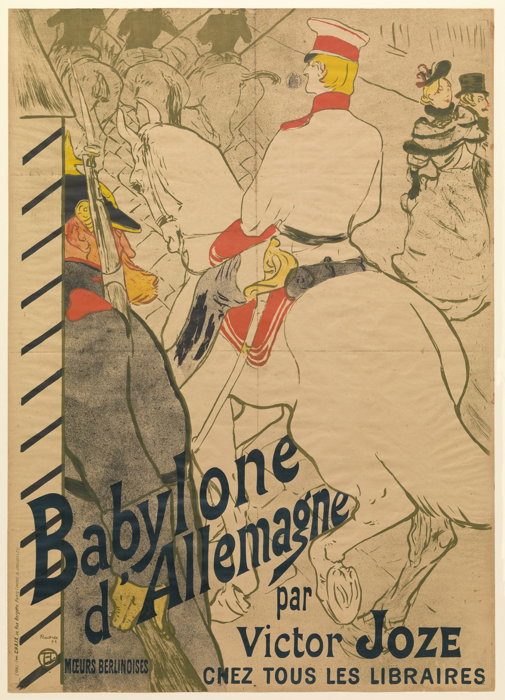 Henri de Toulouse-Lautrec. German Babylon (Babylone d&#39;Allemagne). 1894