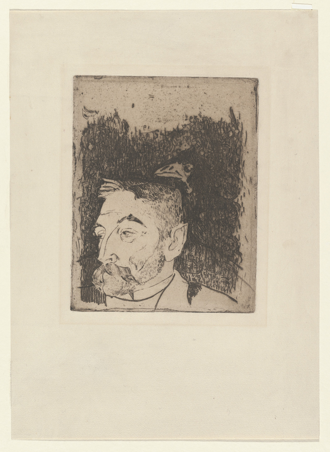 Paul Gauguin. Portrait of Stéphane Mallarmé. 1891