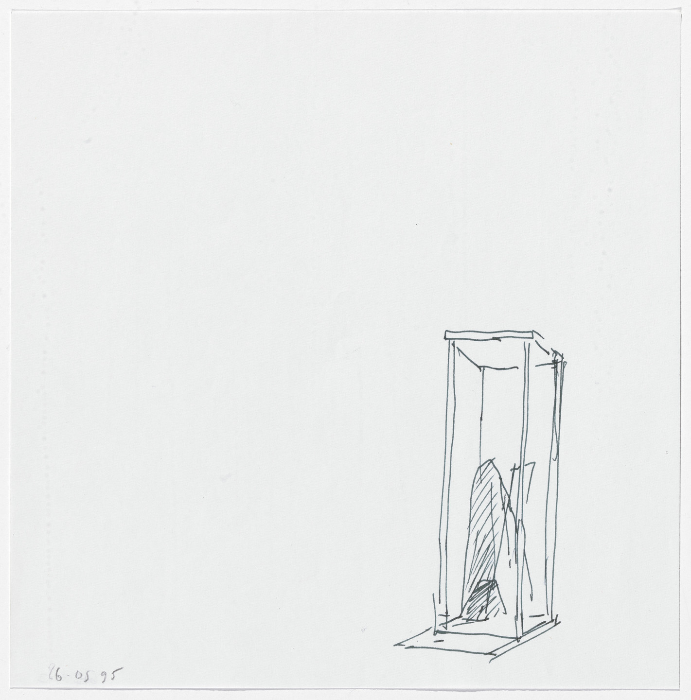 Christian de Portzamparc. LVMH Tower, New York, NY (Perspective sketch). 1994-1999