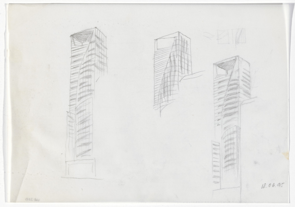 LVMH Tower, New York, NY (Perspective sketches, façade studies)
