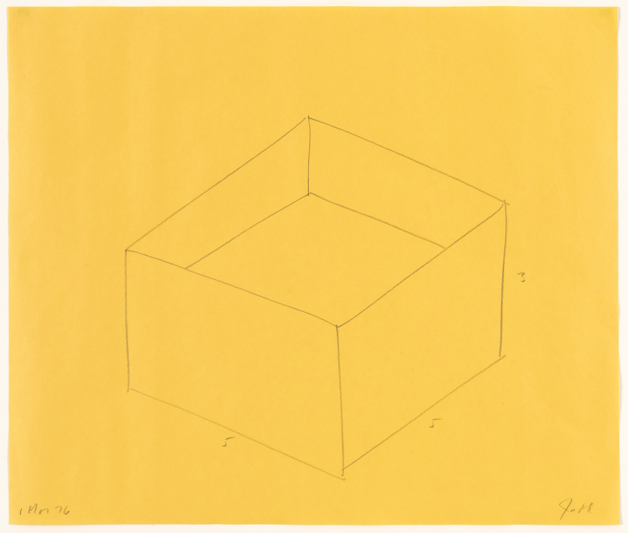 Donald Judd. Untitled