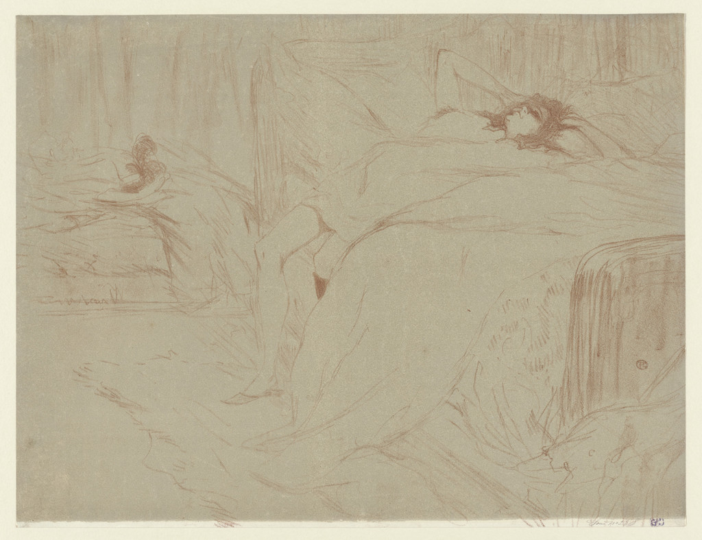Reclining Woman, Lassitude (Femme sur le dos, Lassitude) from Elles
