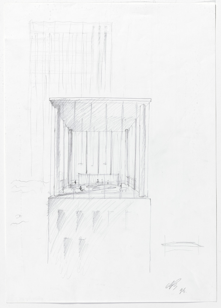 LVMH Tower, New York, NY (Perspective sketch)
