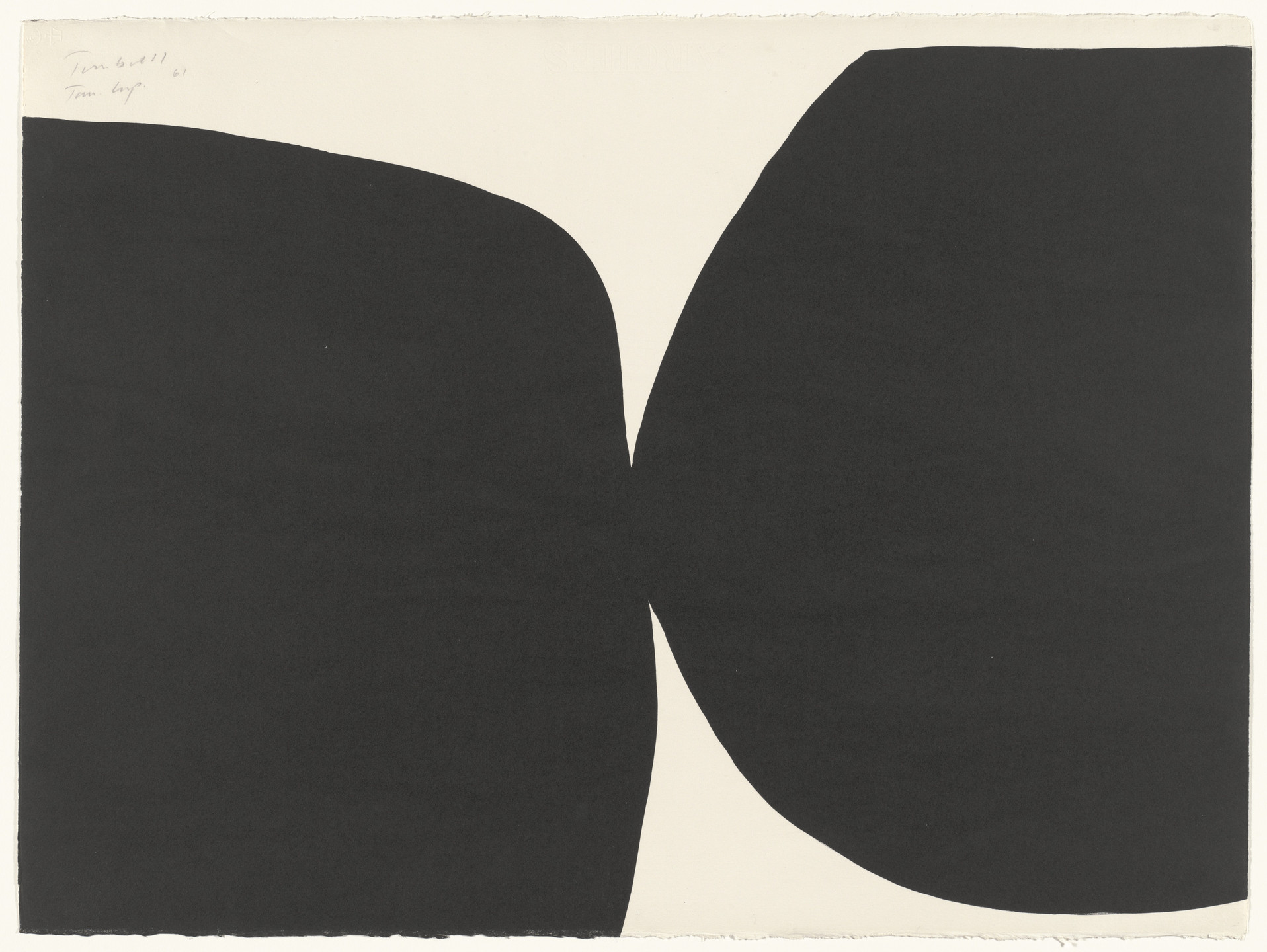 William Turnbull. Untitled. (November 7-10) 1961