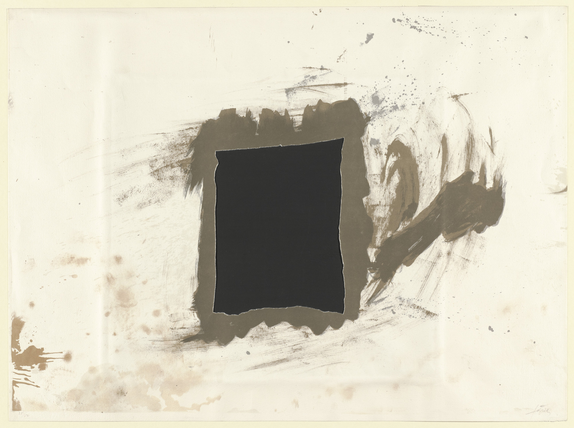Antoni Tàpies. Number 30 or The Hole