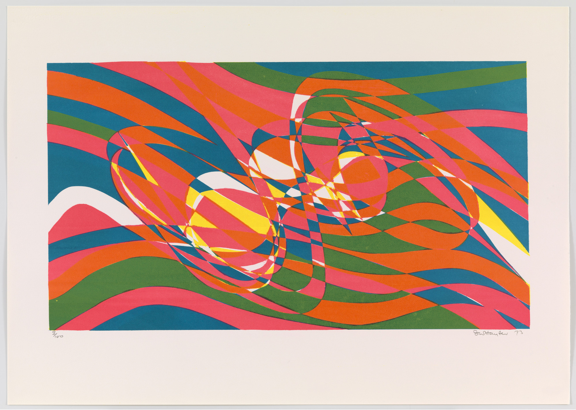Stanley William Hayter. Backwash (Ressac) from For Meyer Schapiro. 1973, published 1974
