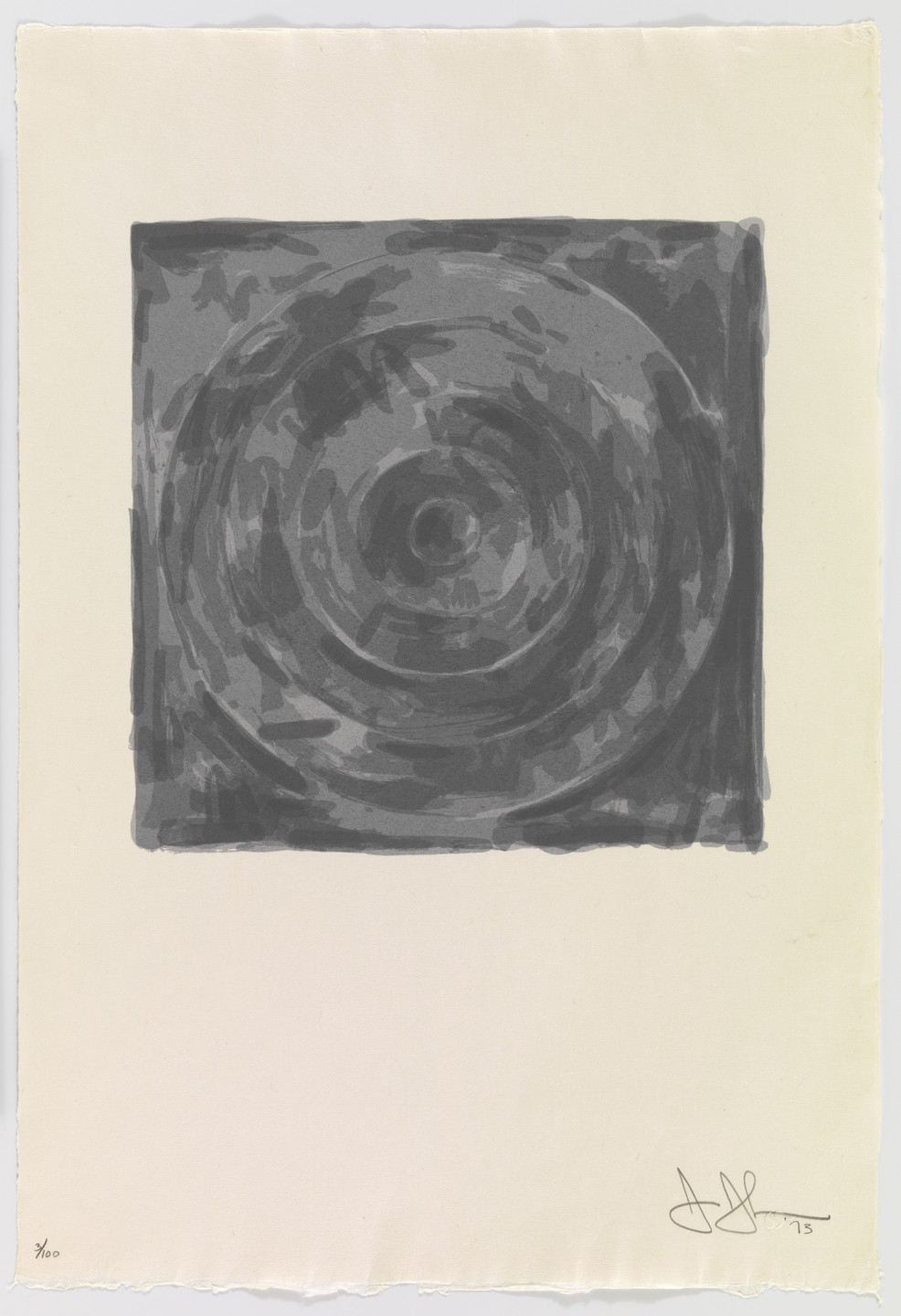 Jasper Johns. Target from For Meyer Schapiro. 1973, published 1974