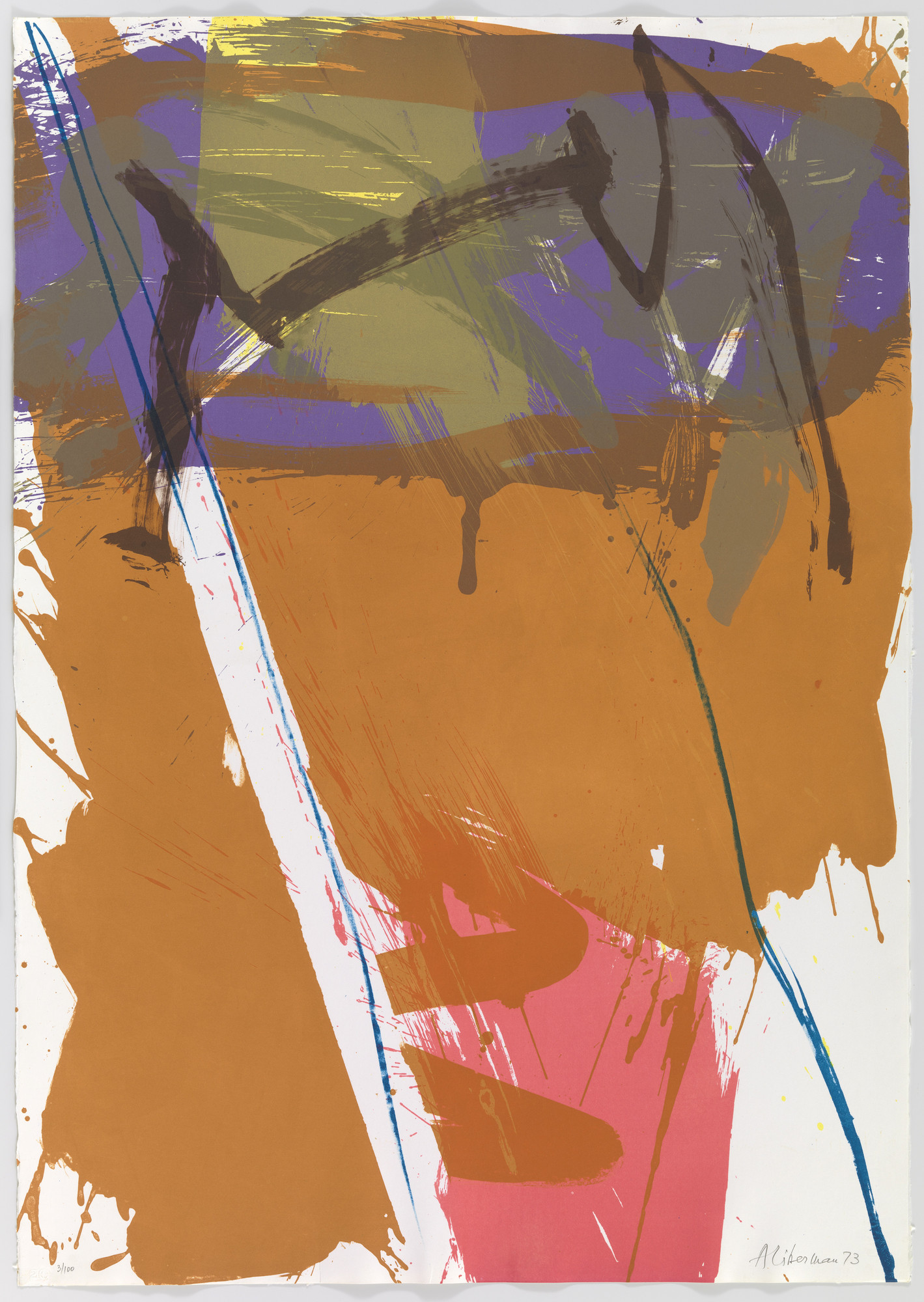 Alexander Liberman. Untitled from For Meyer Schapiro