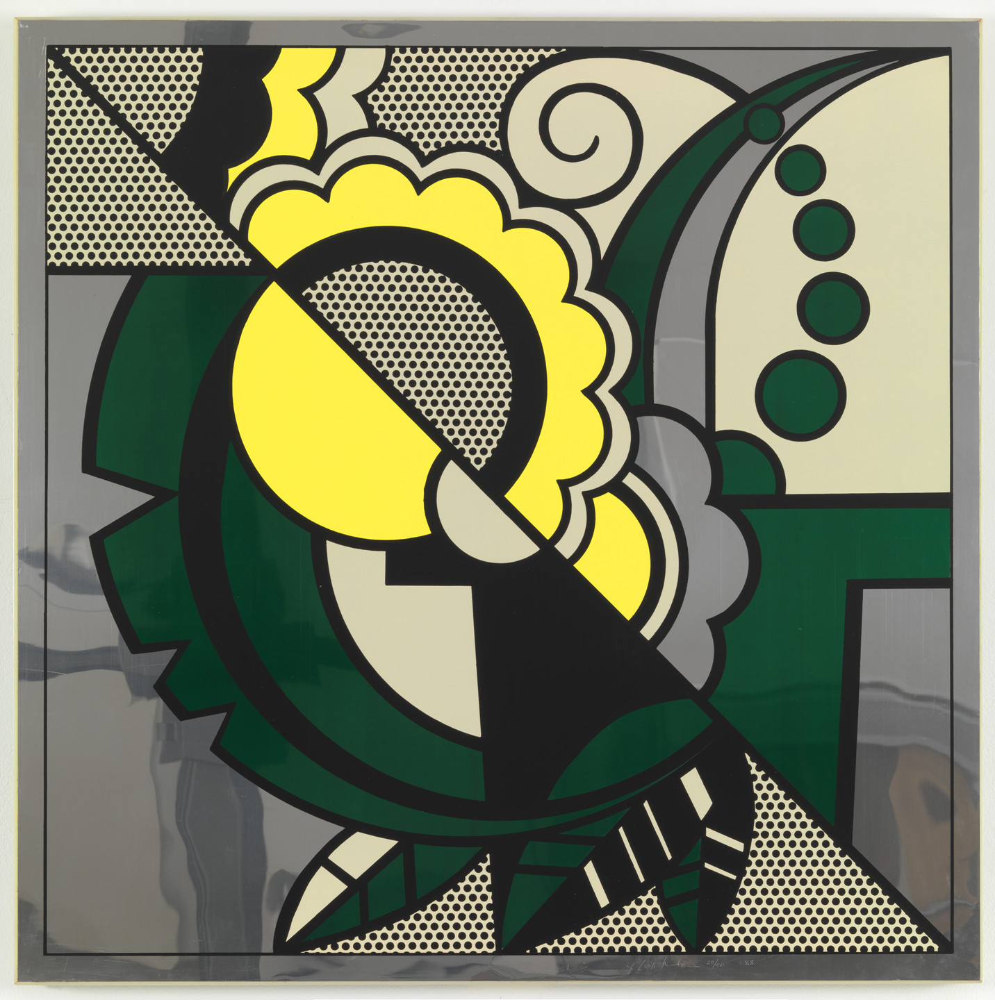 Roy Lichtenstein. Still Life from The Metropolitan Scene. 1968