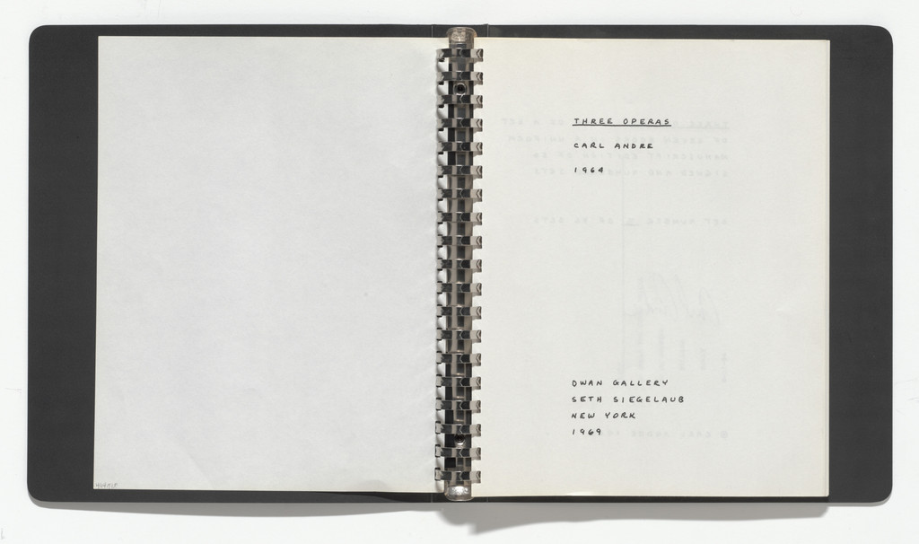 Three Operas, volume 6 from Seven Books of Poetry