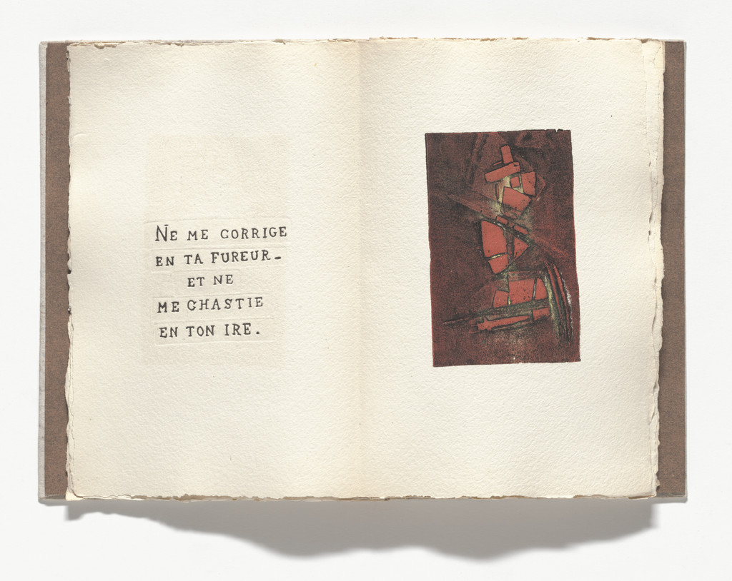 Ne me corrige... (Rebuke me not...) (plate, folio 6) from Psaumes pénitentiels de David (David's Penitential Psalms)