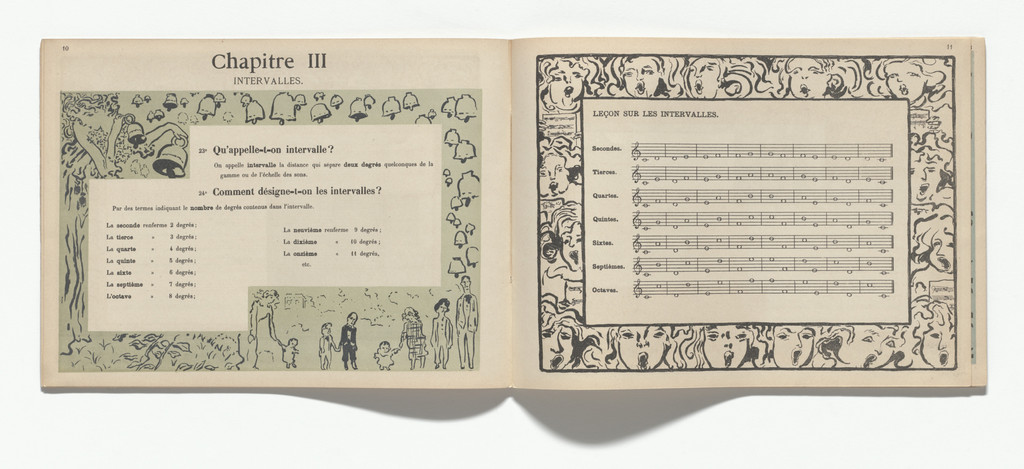 In-text plate (page 11) from Petit solfège illustré (Little Illustrated Solfège)