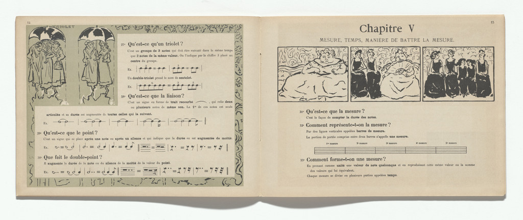 In-text plate (page 15) from Petit solfège illustré (Little Illustrated Solfège)