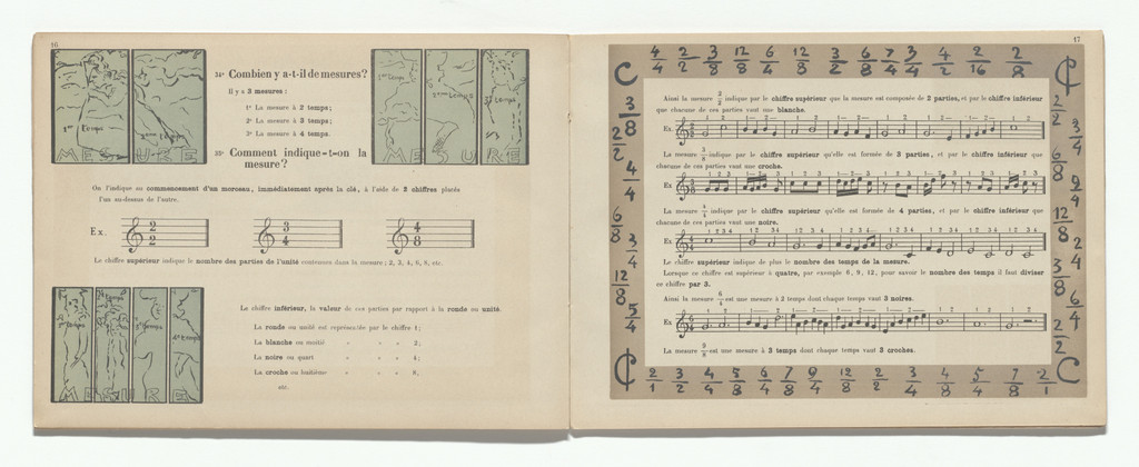 In-text plate (page 17) from Petit solfège illustré (Little Illustrated Solfège)