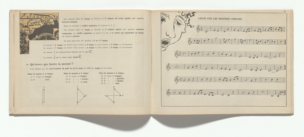 In-text plate (page 18) from Petit solfège illustré (Little Illustrated Solfège)
