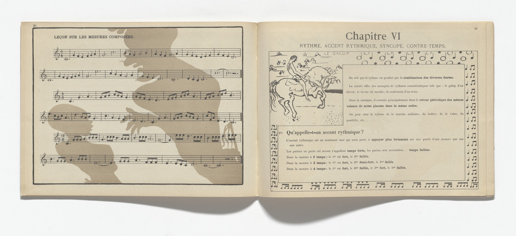 In-text plate (page 21) from Petit solfège illustré (Little Illustrated Solfège), Pierre Bonnard, 1893 (reproduced drawings executed 1891–93)