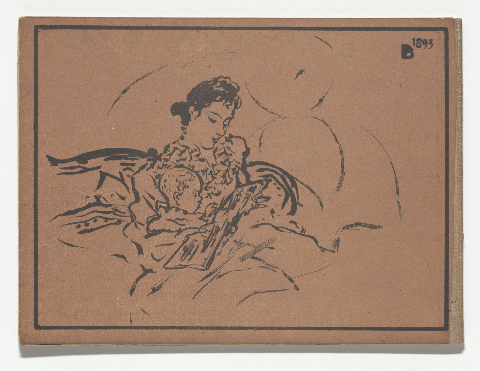 Pierre Bonnard. Back cover from Petit solfège illustré ( Little Illustrated Solfège )