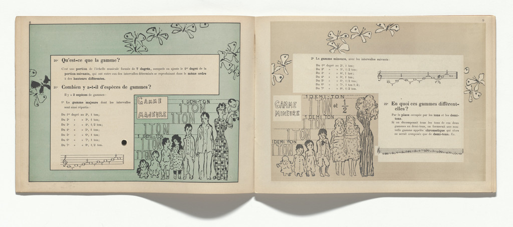 In-text plate (page 8) from Petit solfège illustré (Little Illustrated Solfège)