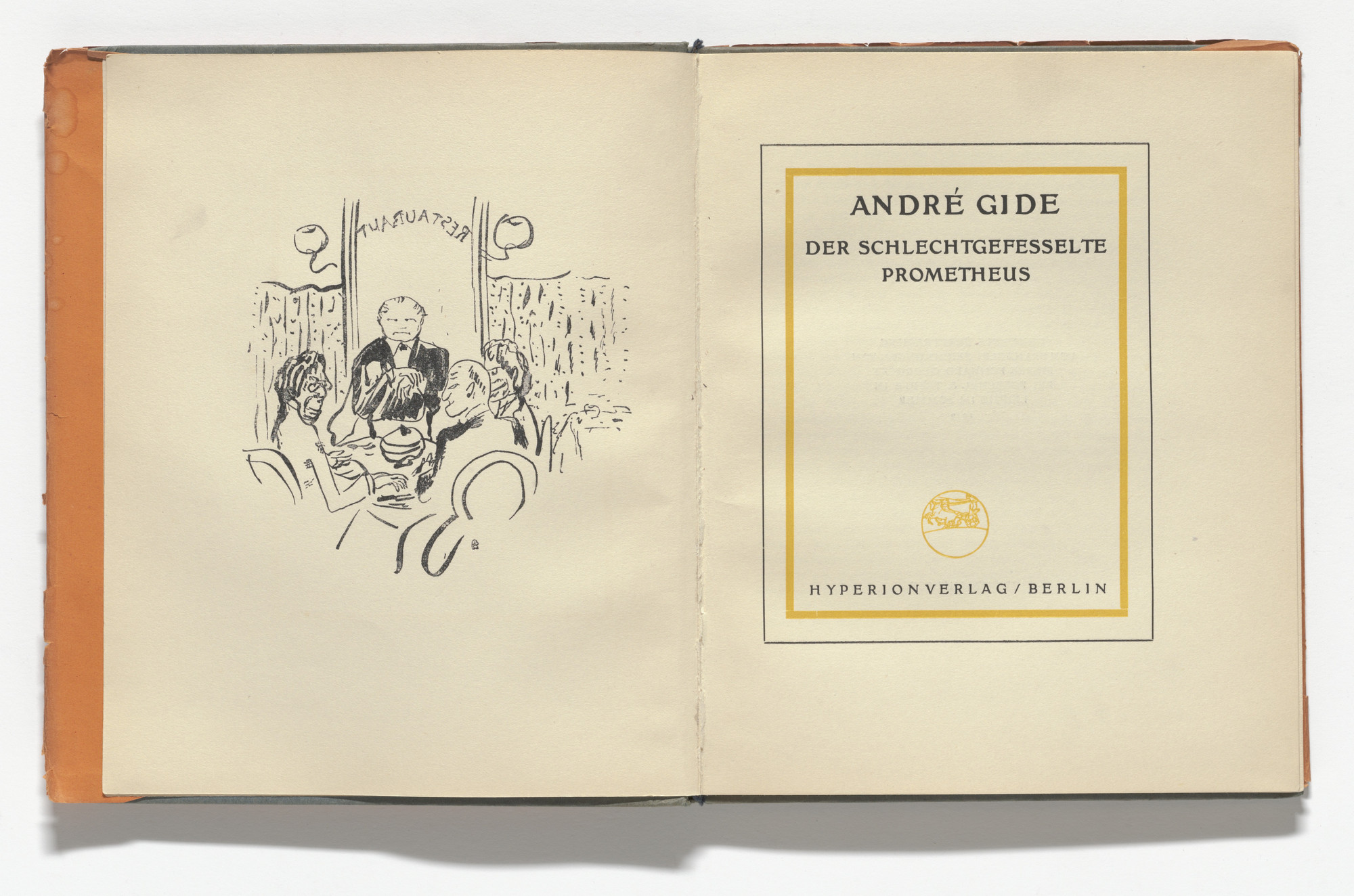 Pierre Bonnard. Frontispiece from Der Schlecht Gefesselte Prometheus ( Prometheus Illbound )