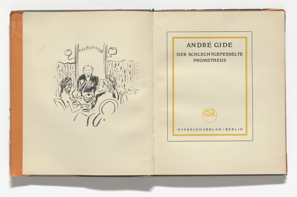 Frontispiece from Der Schlecht Gefesselte Prometheus (Prometheus Illbound)