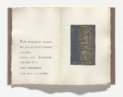 Aies compassion... (Have compassion...) (plate, folio 8) from Psaumes pénitentiels de David (David's Penitential Psalms)