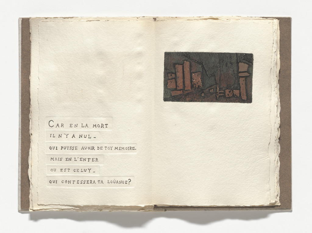 Car en la mort... (Because in death...) (plate, folio 14) from Psaumes pénitentiels de David (David's Penitential Psalms)