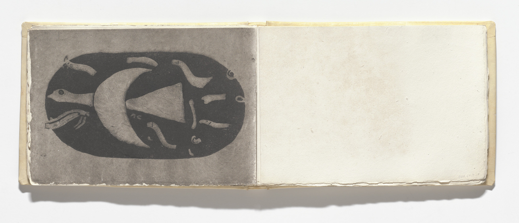 Georges Braque. Plate (folio 10 verso) from Milarepa