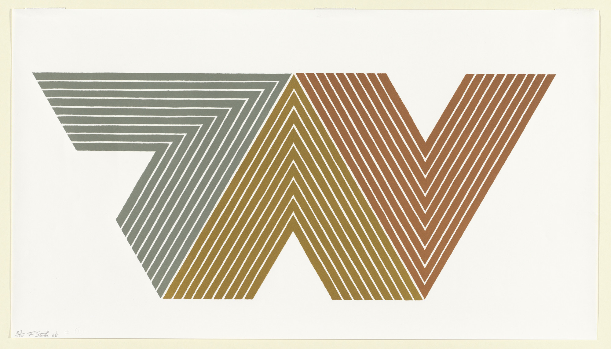 Frank Stella. Quathlamba II from the V Series