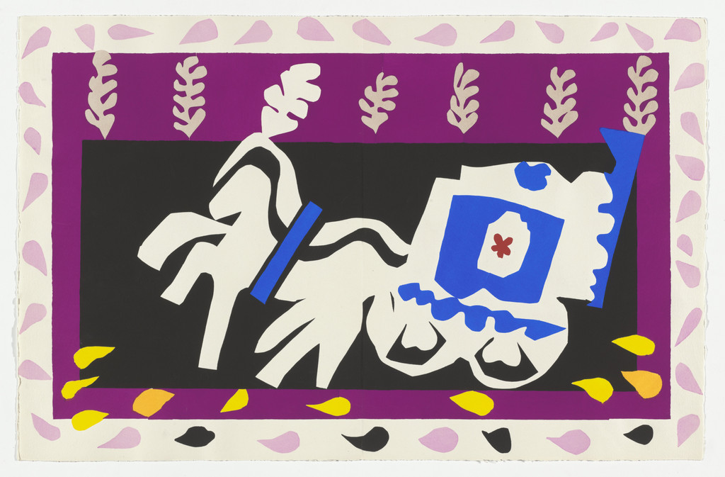 Pierrot's Funeral (L'Enterrement de Pierrot) (plate X, pages 70 and 71) from Jazz
