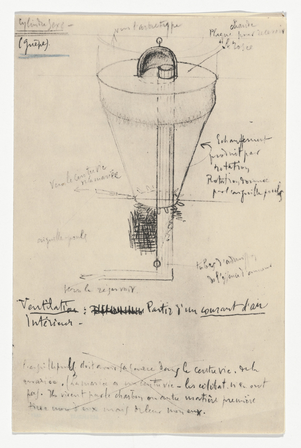 Marcel Duchamp. Untitled from The Bride Stripped Bare by Her Bachelors, Even (The Green Box) (La mariée mise à nu par ses célibataires, même [Boîte verte]). 1934