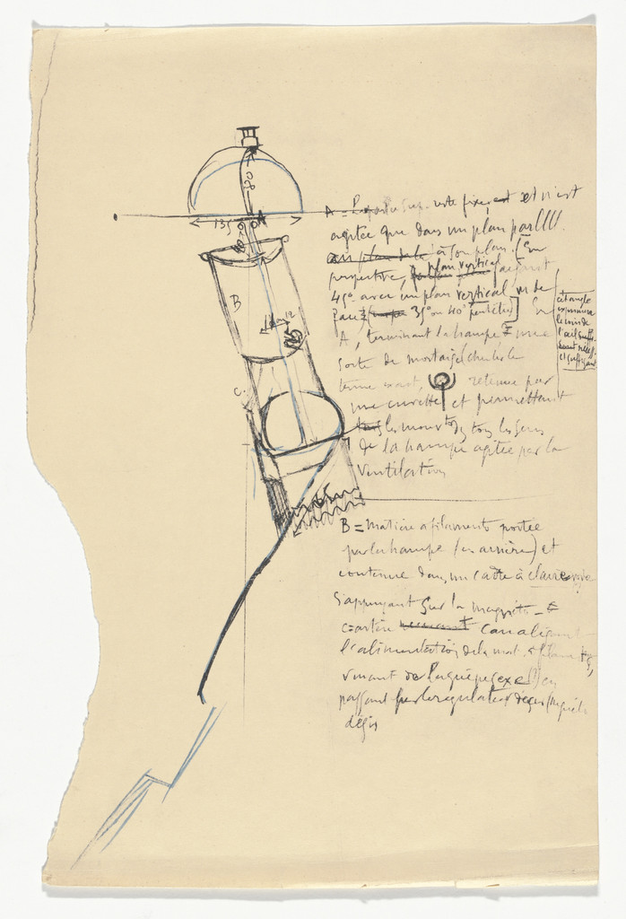 Untitled from The Bride Stripped Bare by Her Bachelors, Even (The Green Box) (La mariée mise à nu par ses célibataires, même [Boîte verte]), Marcel Duchamp, 1934