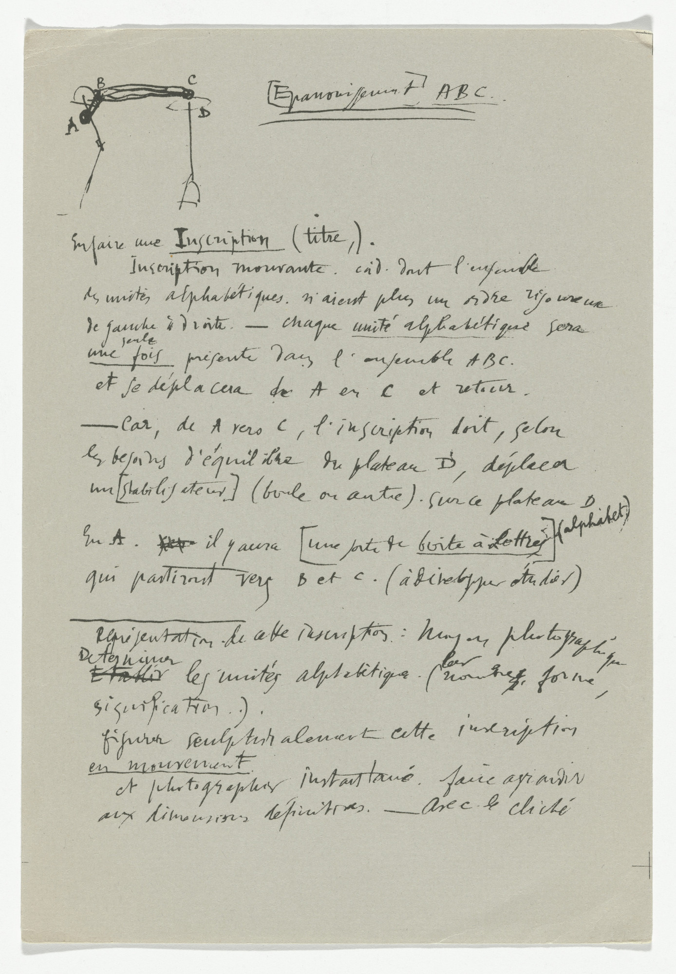 Marcel Duchamp. Untitled from The Bride Stripped Bare by Her Bachelors, Even (The Green Box) (La mariée mise à nu par ses célibataires, même [Boîte verte])