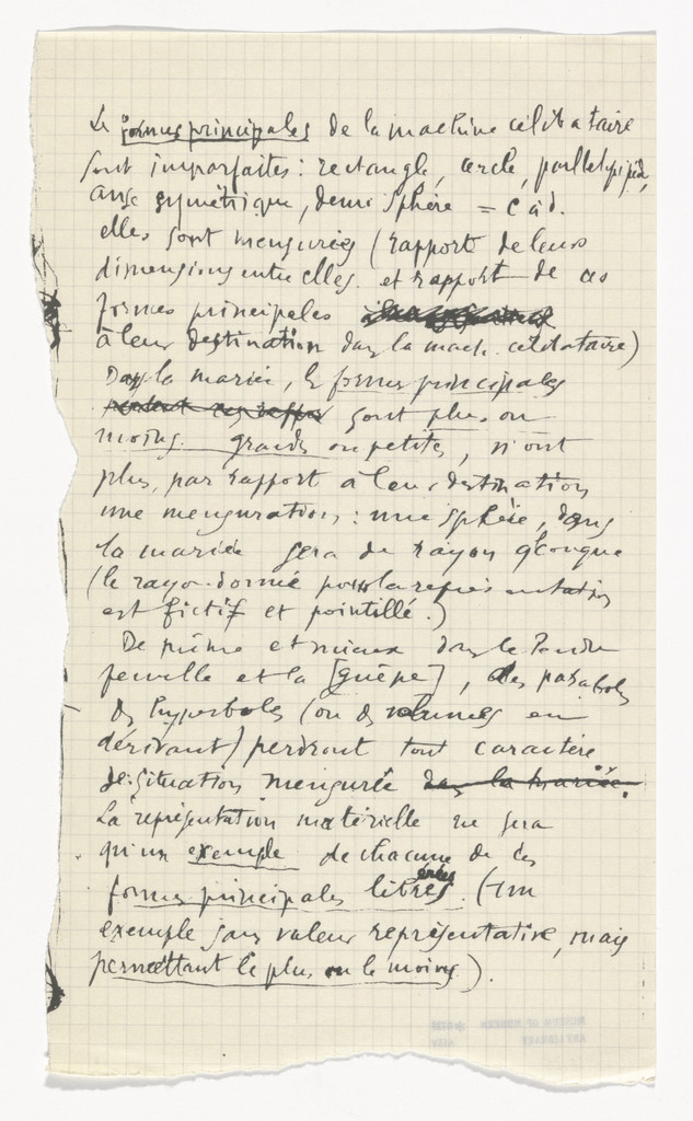 Untitled from The Bride Stripped Bare by Her Bachelors, Even (The Green Box) (La mariée mise à nu par ses célibataires, même [Boîte verte])