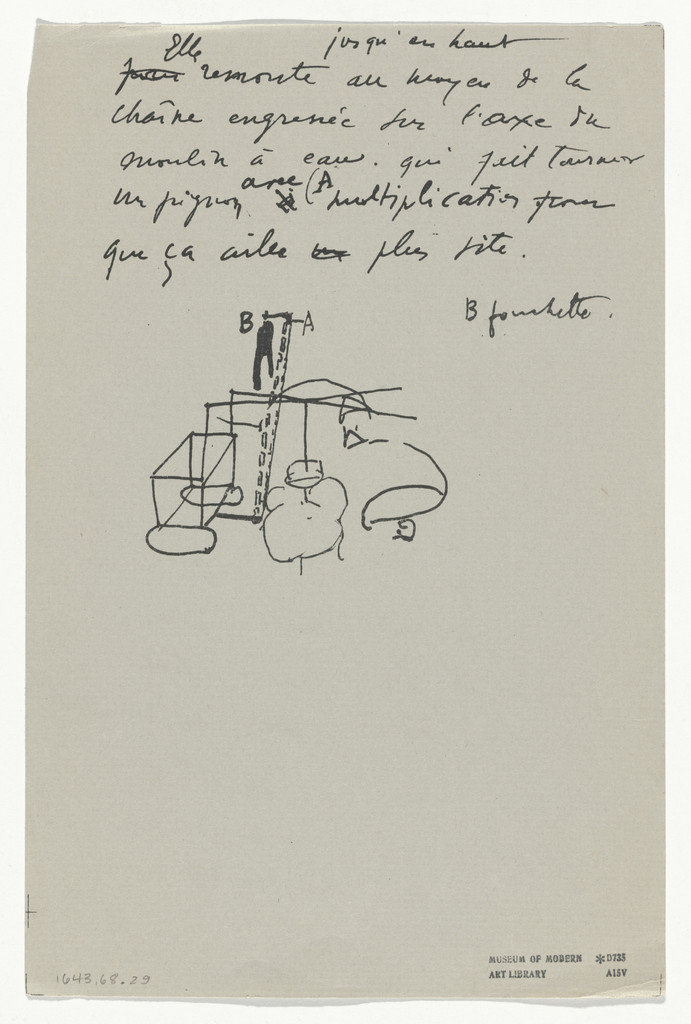 Untitled from The Bride Stripped Bare by Her Bachelors, Even (The Green Box) (La mariée mise à nu par ses célibataires, même [Boîte verte])