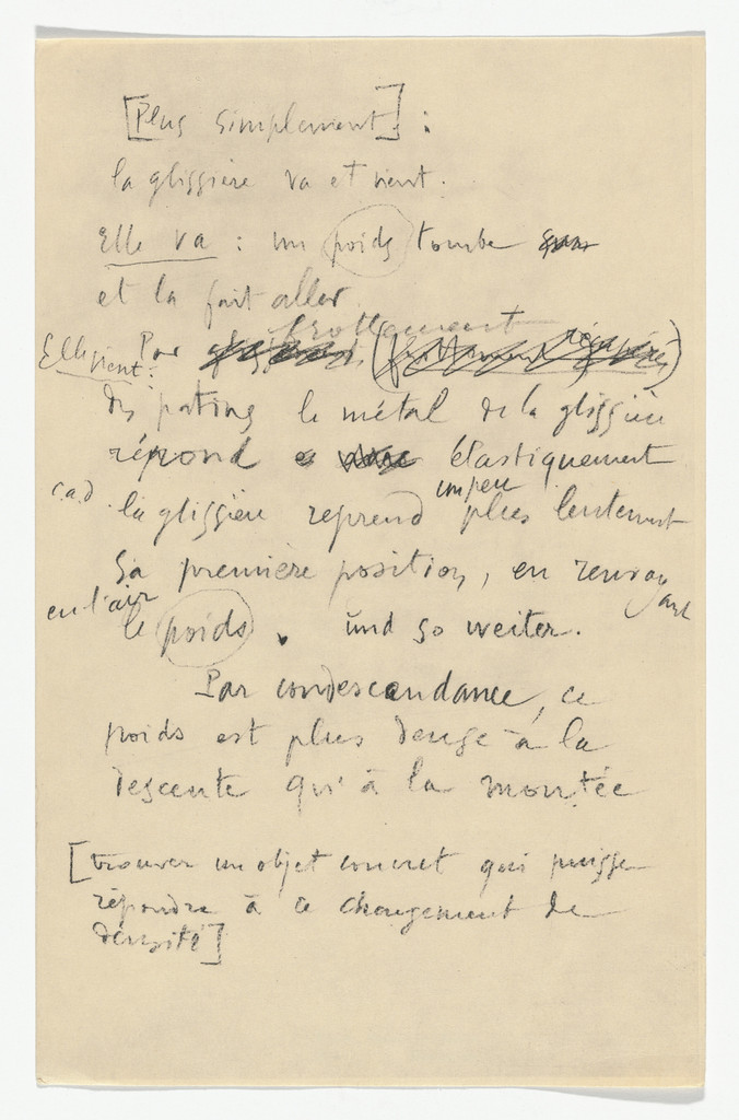 Untitled from The Bride Stripped Bare by Her Bachelors, Even (The Green Box) (La mariée mise à nu par ses célibataires, même [Boîte verte])