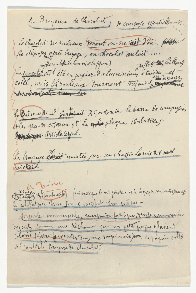 Untitled from The Bride Stripped Bare by Her Bachelors, Even (The Green Box) (La mariée mise à nu par ses célibataires, même [Boîte verte])
