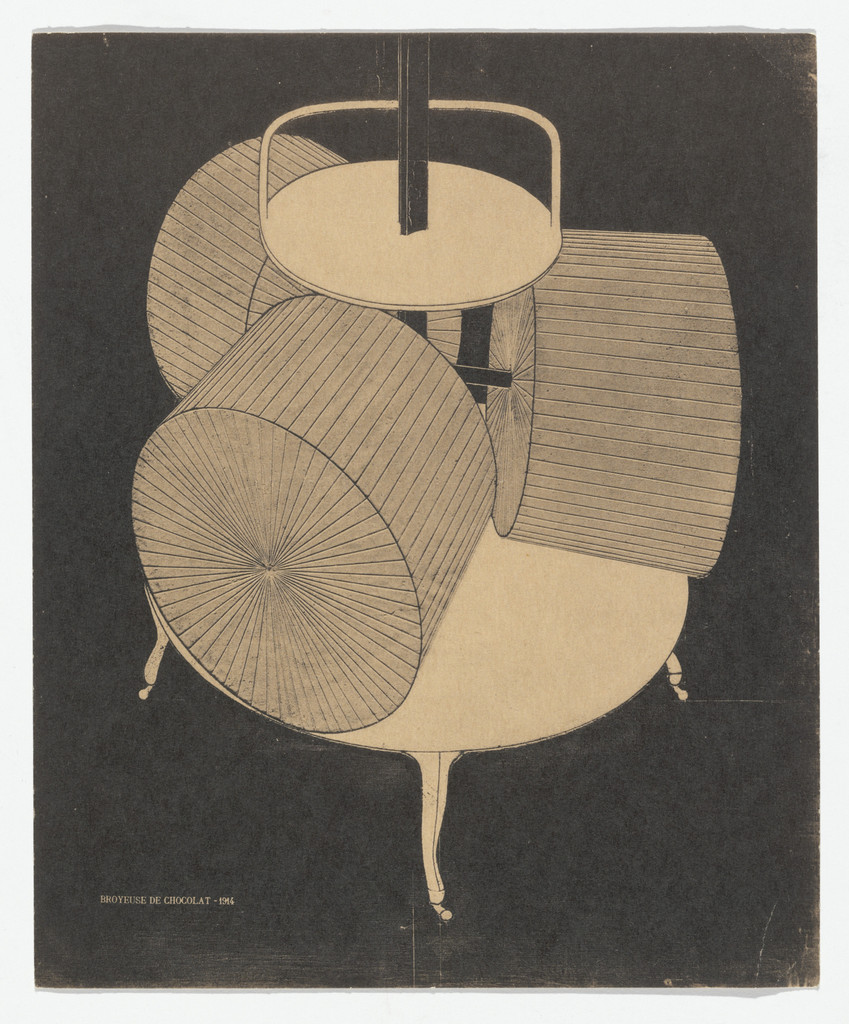 Untitled from The Bride Stripped Bare by Her Bachelors, Even (The Green Box) (La mariée mise à nu par ses célibataires, même [Boîte verte]) by Marcel Duchamp