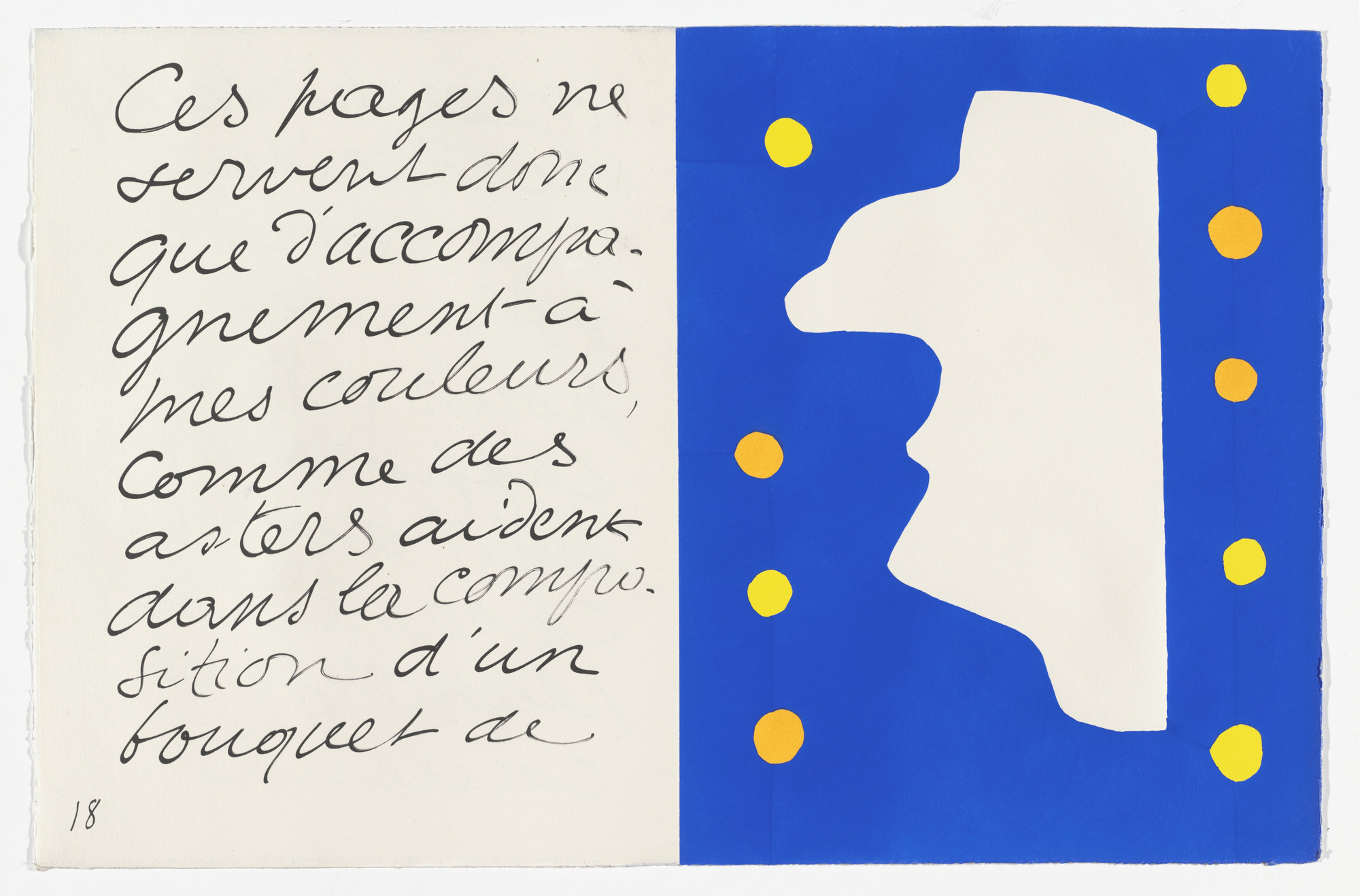 Henri Matisse. Monsieur Loyal (plate III, page 19) from Jazz