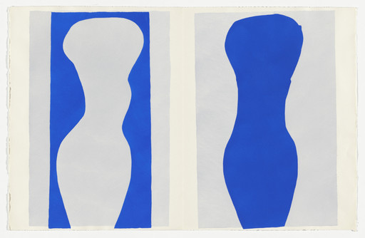 Henri Matisse. Forms (Formes) (plate IX, pages 62 and 63) from Jazz. 1943–47, published 1947